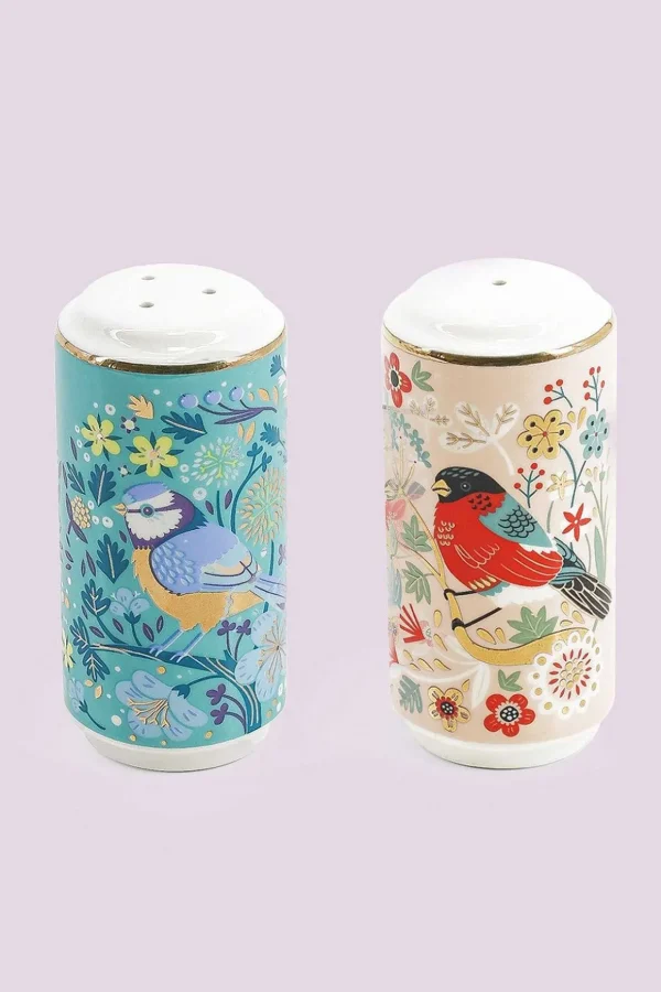 Birdy Ceramic Salt & Pepper Shakers