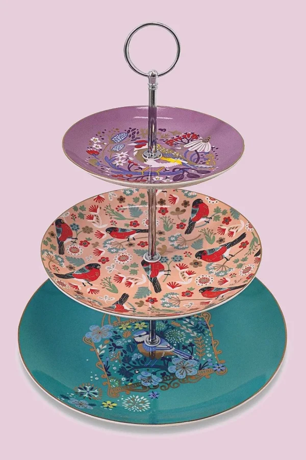 Birdy Design Ceramic Cake Stand