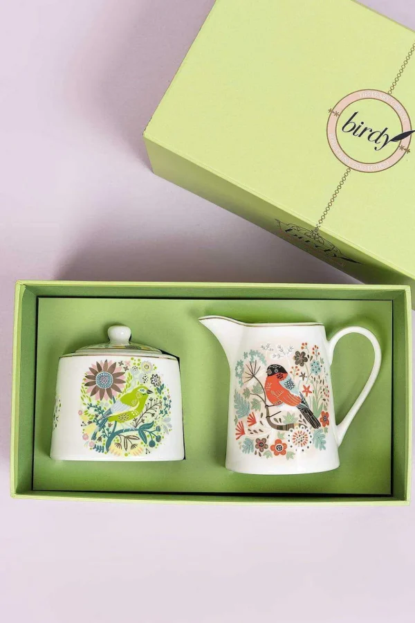 Birdy Greenfinch Sugar & Cream Set