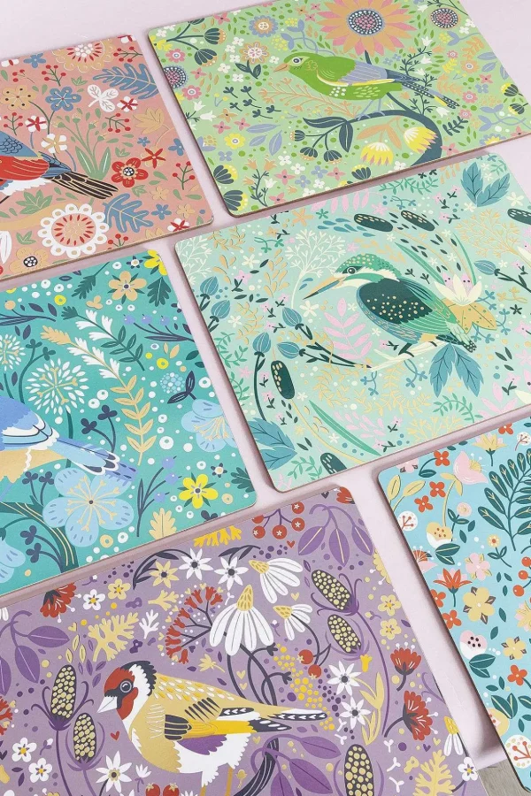 Birdy Set Of 6 Placemats