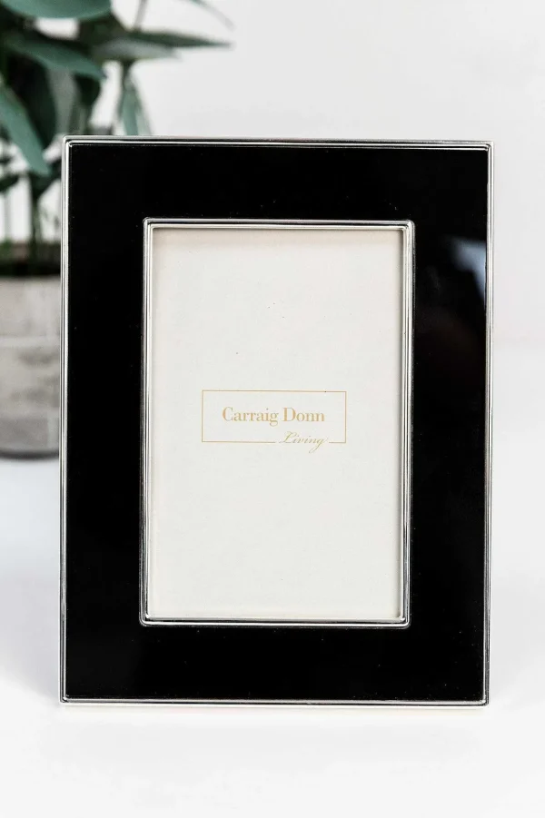Black & Silver Photo Frame In 4X6\\