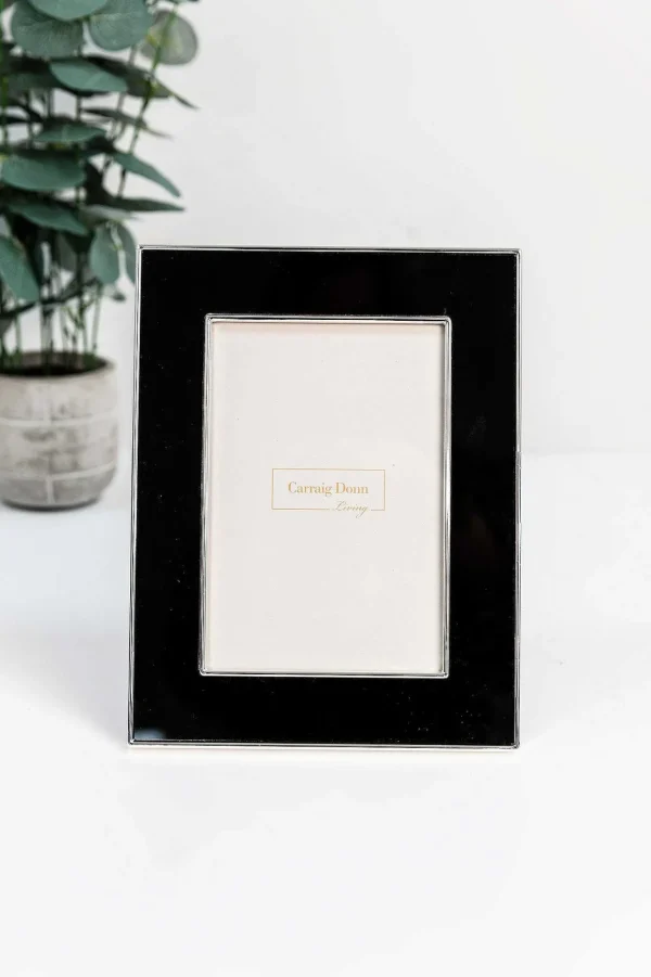 Black & Silver Photo Frame In 4X6\\