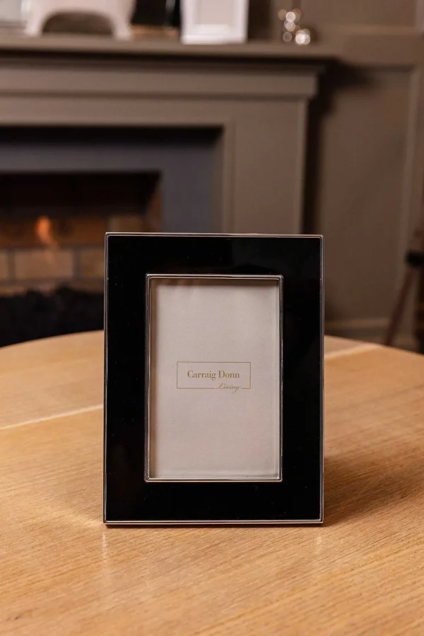 Black & Silver Photo Frame In 4X6\\
