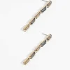Black And Gold Earrings