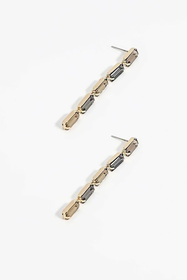 Black And Gold Earrings