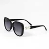 Black Sunglasses With Links Detail On Arms