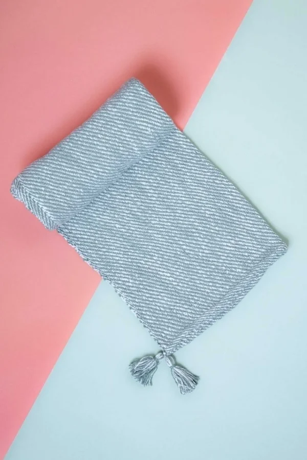 Blake Green Cotton Throw