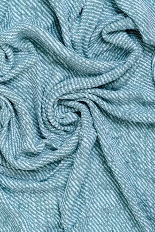 Blake Green Cotton Throw