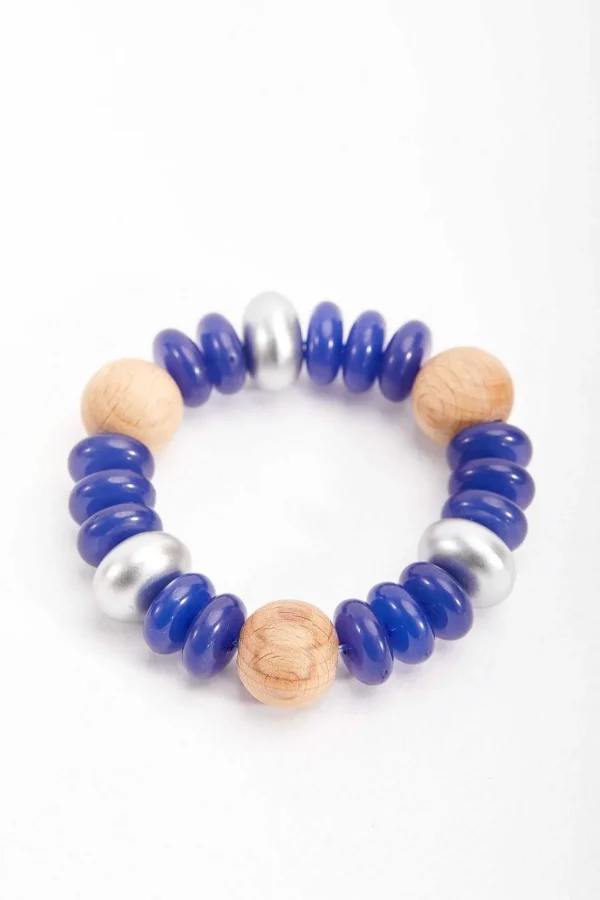 Blue Beaded Bracelet