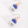 Blue Beaded Earrings