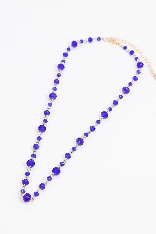Blue Beaded Necklace