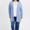 Blue Knitted Cardigan