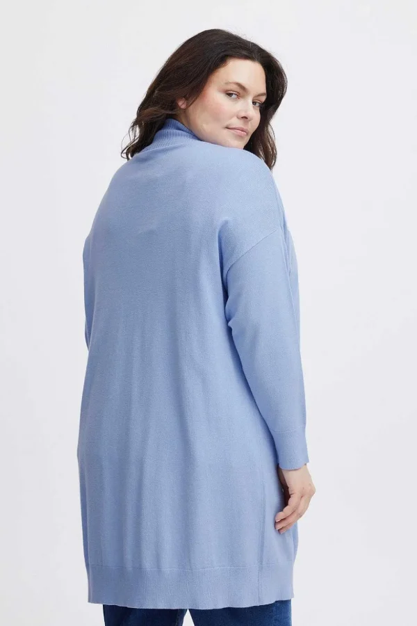 Blue Knitted Cardigan