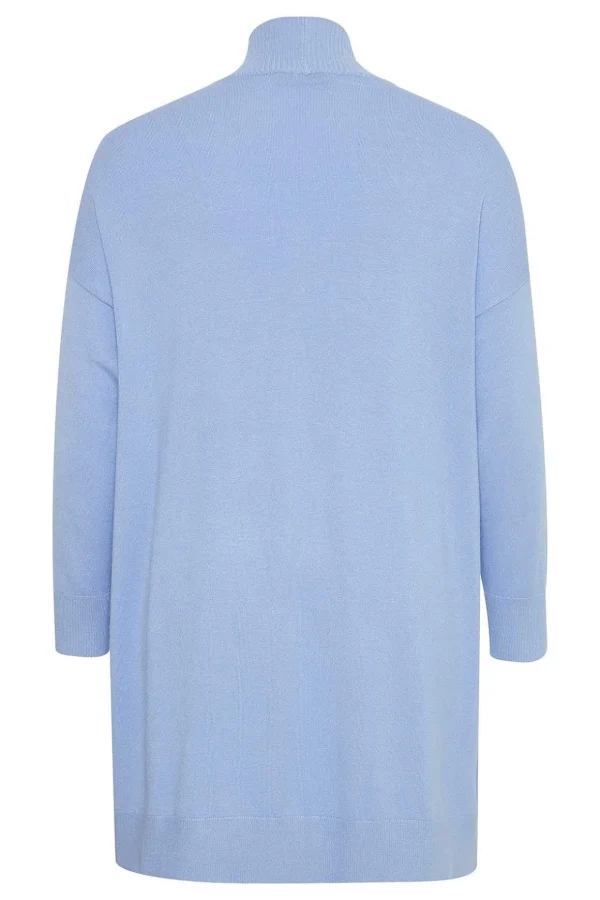 Blue Knitted Cardigan