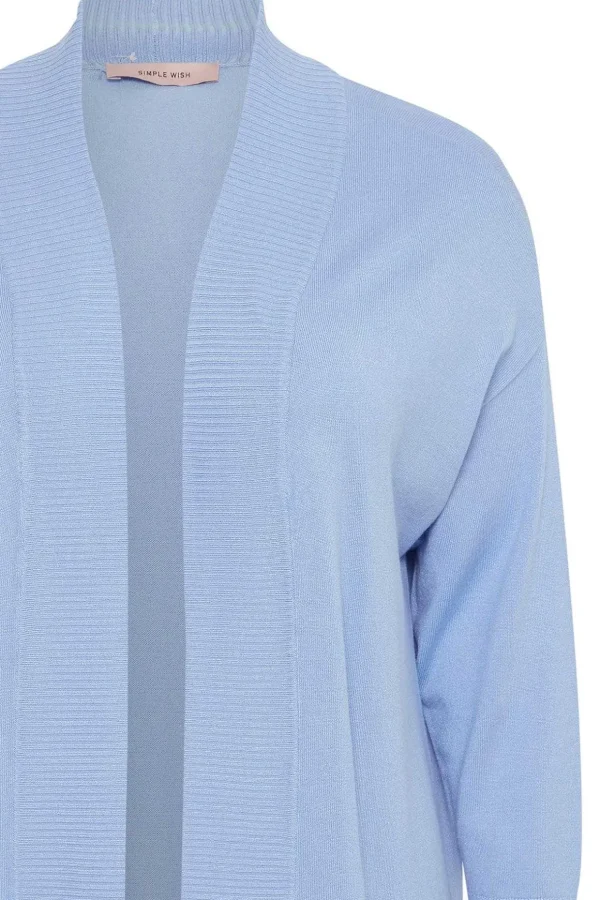 Blue Knitted Cardigan