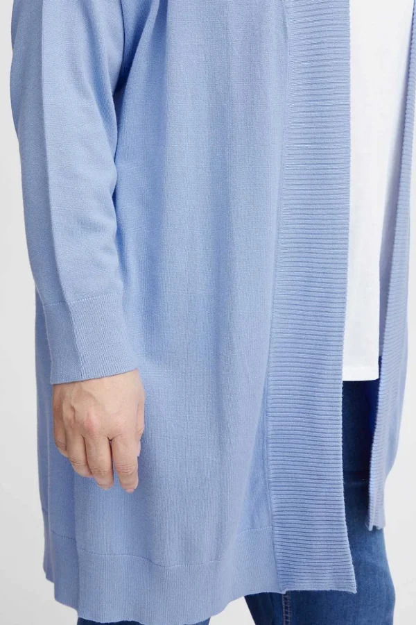 Blue Knitted Cardigan