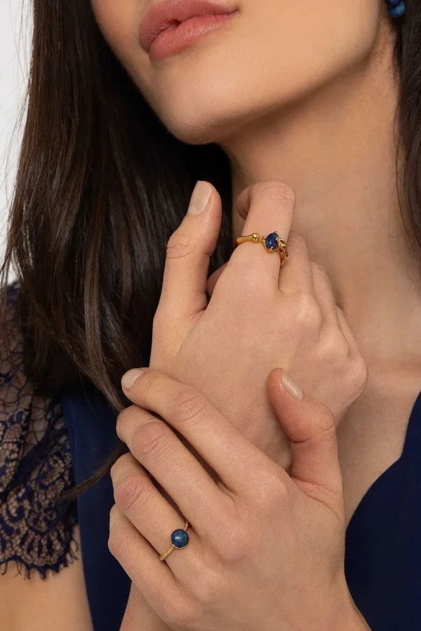 Blue Lapis Ring Size 7