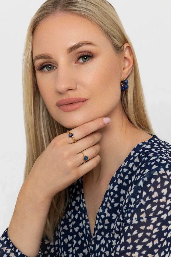 Blue Lapis Ring Size 7