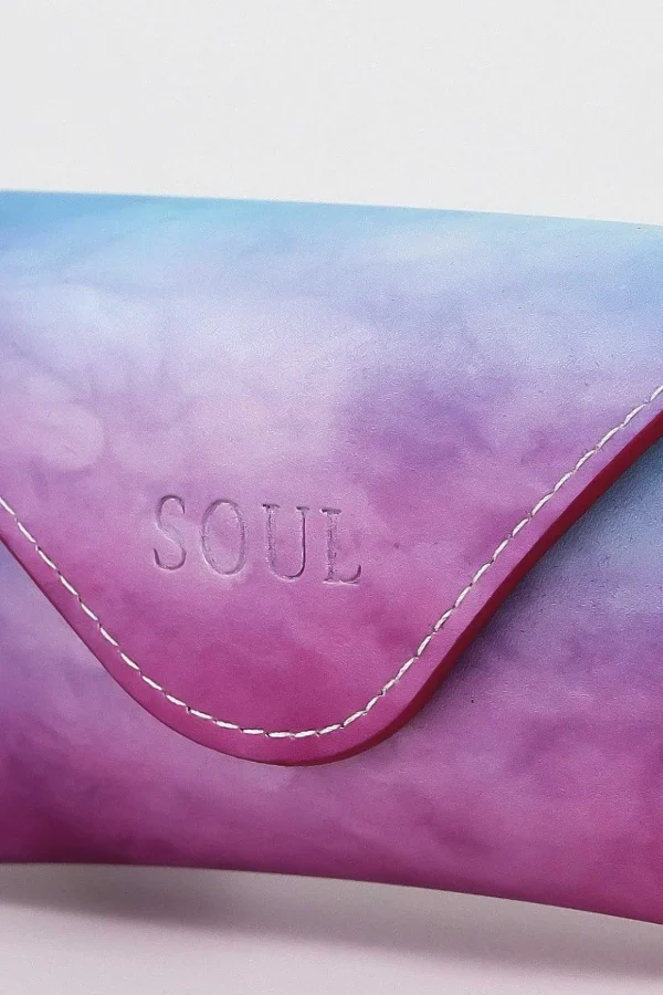 Blue Ombre Sunglass Case