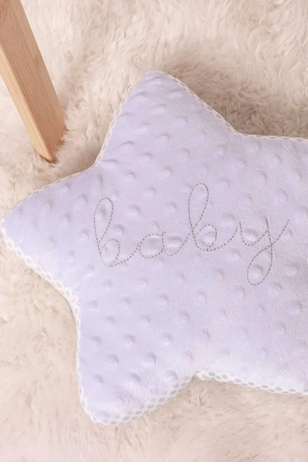 Blue Star Cushion