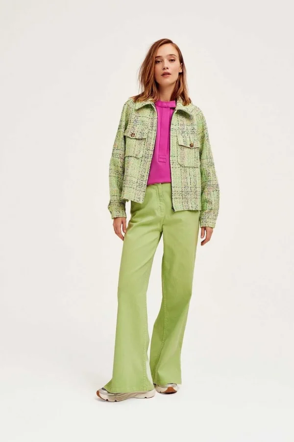 Boa Jacket In Green