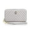 Bordeaux Quilted Purse In Grey