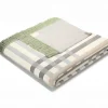 Border Check Green Blanket