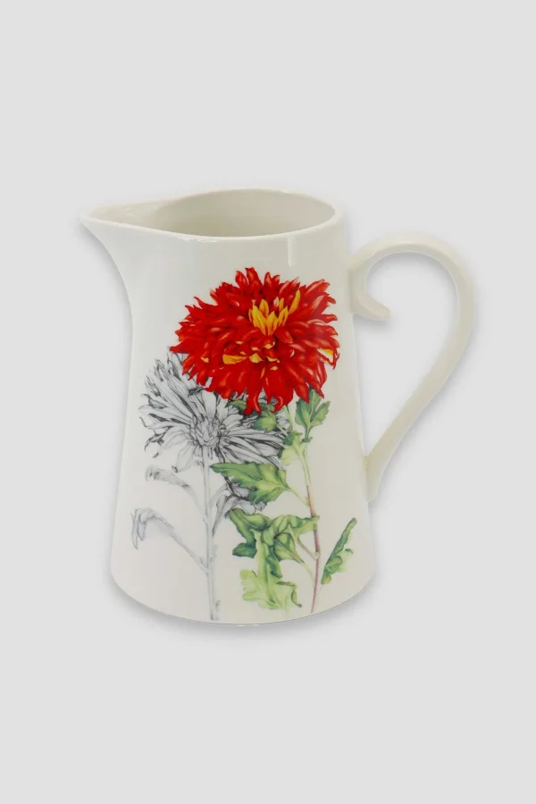 Botanical China Water Jug