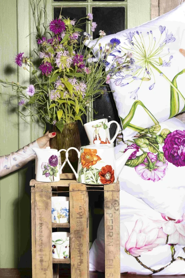 Botanical China Water Jug