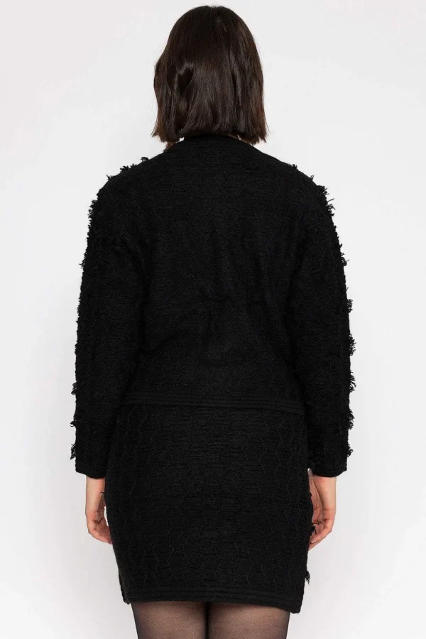 Boucle Jacket In Black