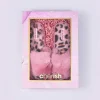 Boxed Pink Animal Faux Fur Slipper