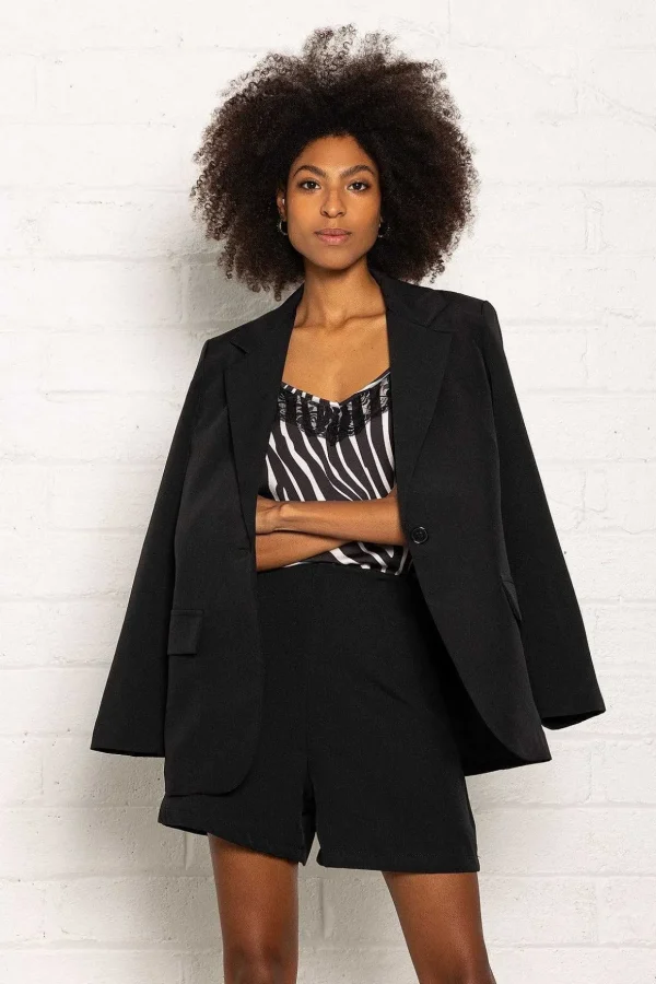 Boyfriend Blazer In Black
