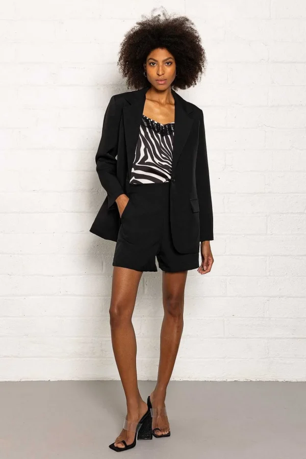 Boyfriend Blazer In Black