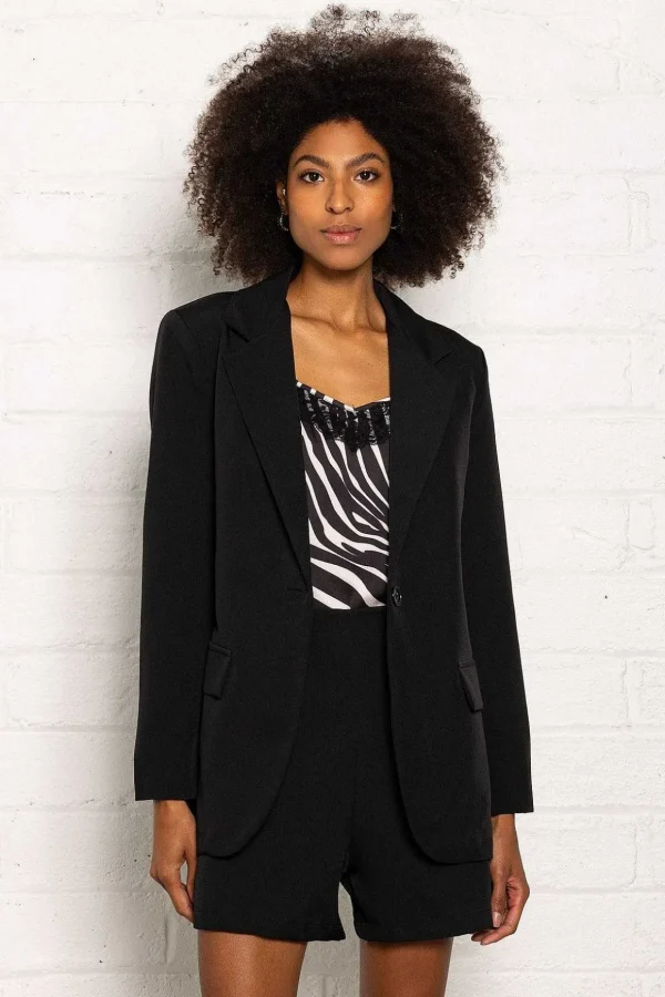 Boyfriend Blazer In Black