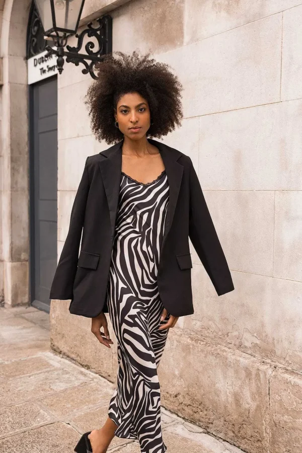 Boyfriend Blazer In Black