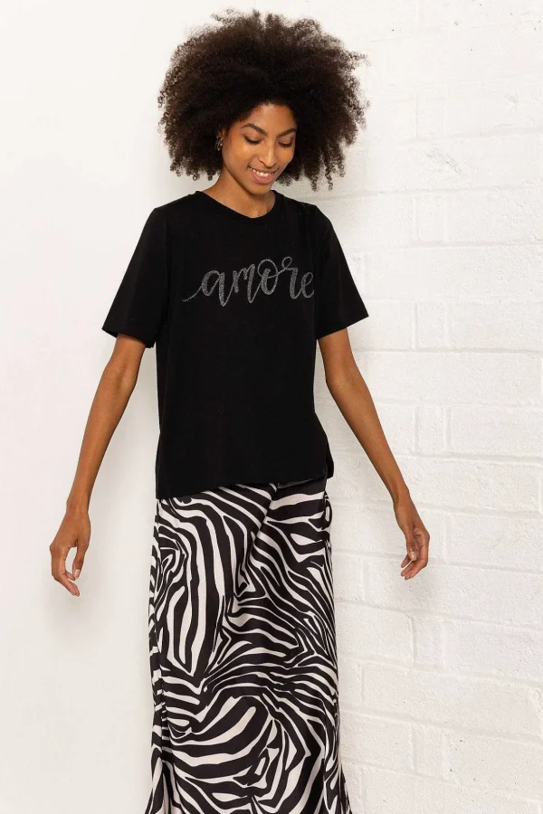 Boyfriend T-Shirt In Black