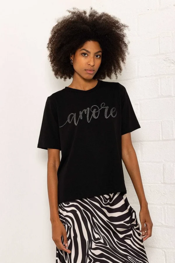 Boyfriend T-Shirt In Black