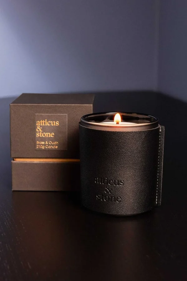 Brass And Oudh Candle