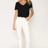 Brenda Straight Pants In Ecru 32\\