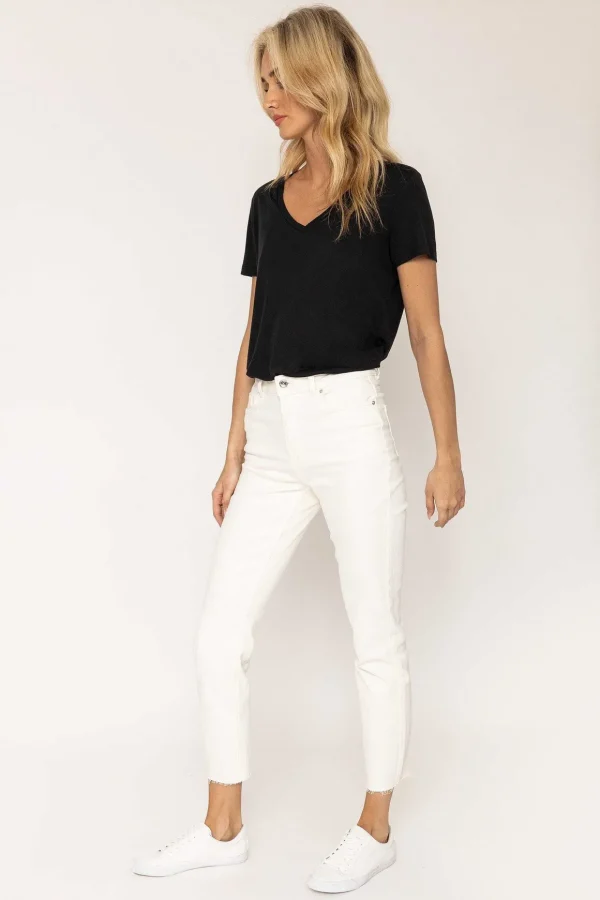 Brenda Straight Pants In Ecru 32\\