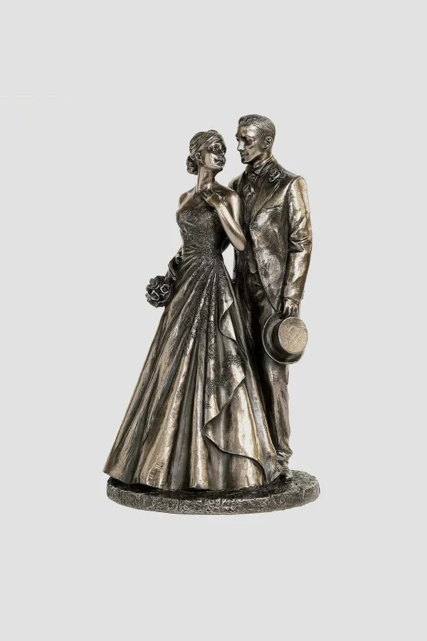 Bronze Just Married Sculpture