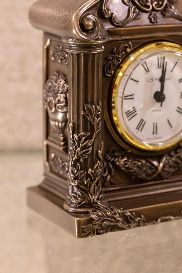 Bronze Mantle Clock