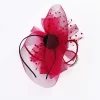Burgundy Hairband Fascinator