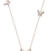 Butterfly Rose Gold Necklace