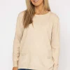 Button Detail Knit In Beige
