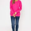 Button Detail Knit In Pink