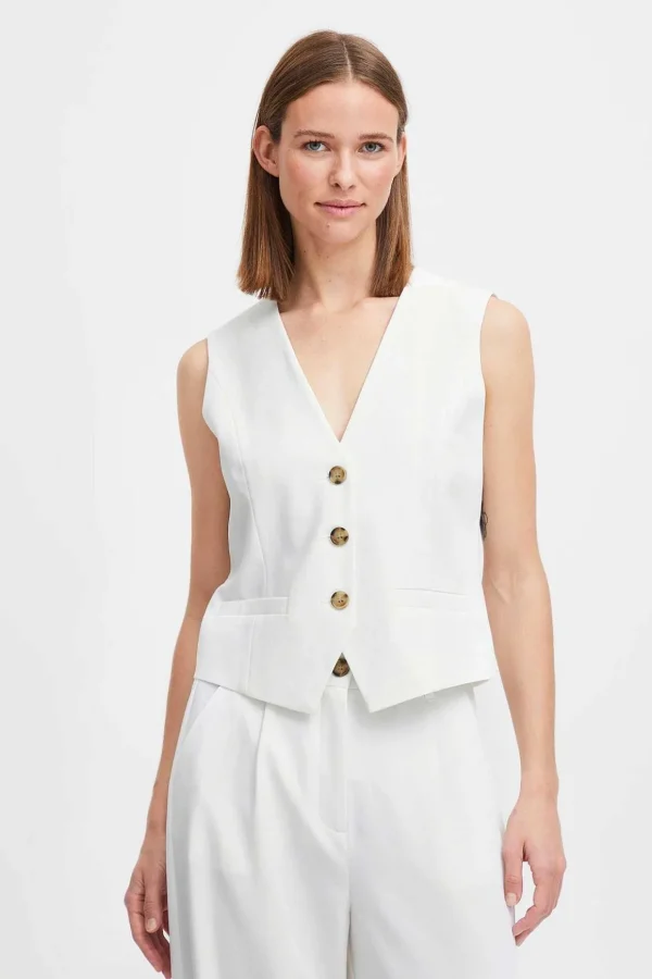 Bydeceri White Waistcoat