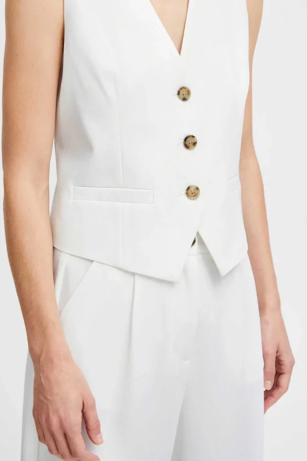 Bydeceri White Waistcoat