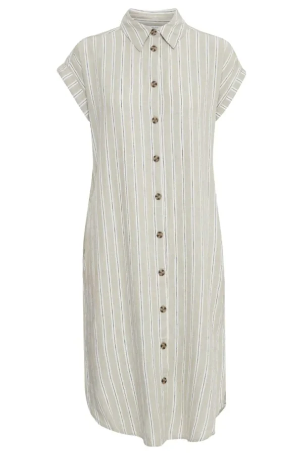 Byfalakka Linen Shirt Dress