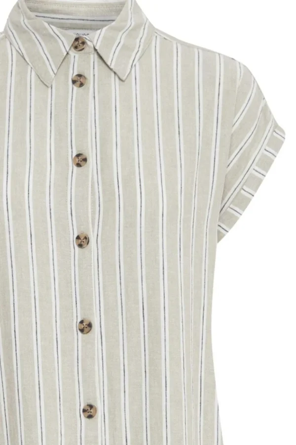 Byfalakka Linen Shirt Dress